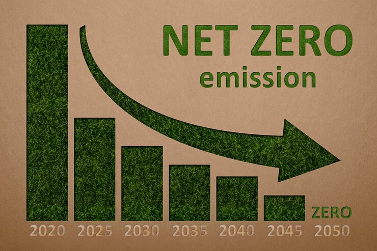 net-zero-emissions-3d-image-co2-emission-reduction-up-2050-g